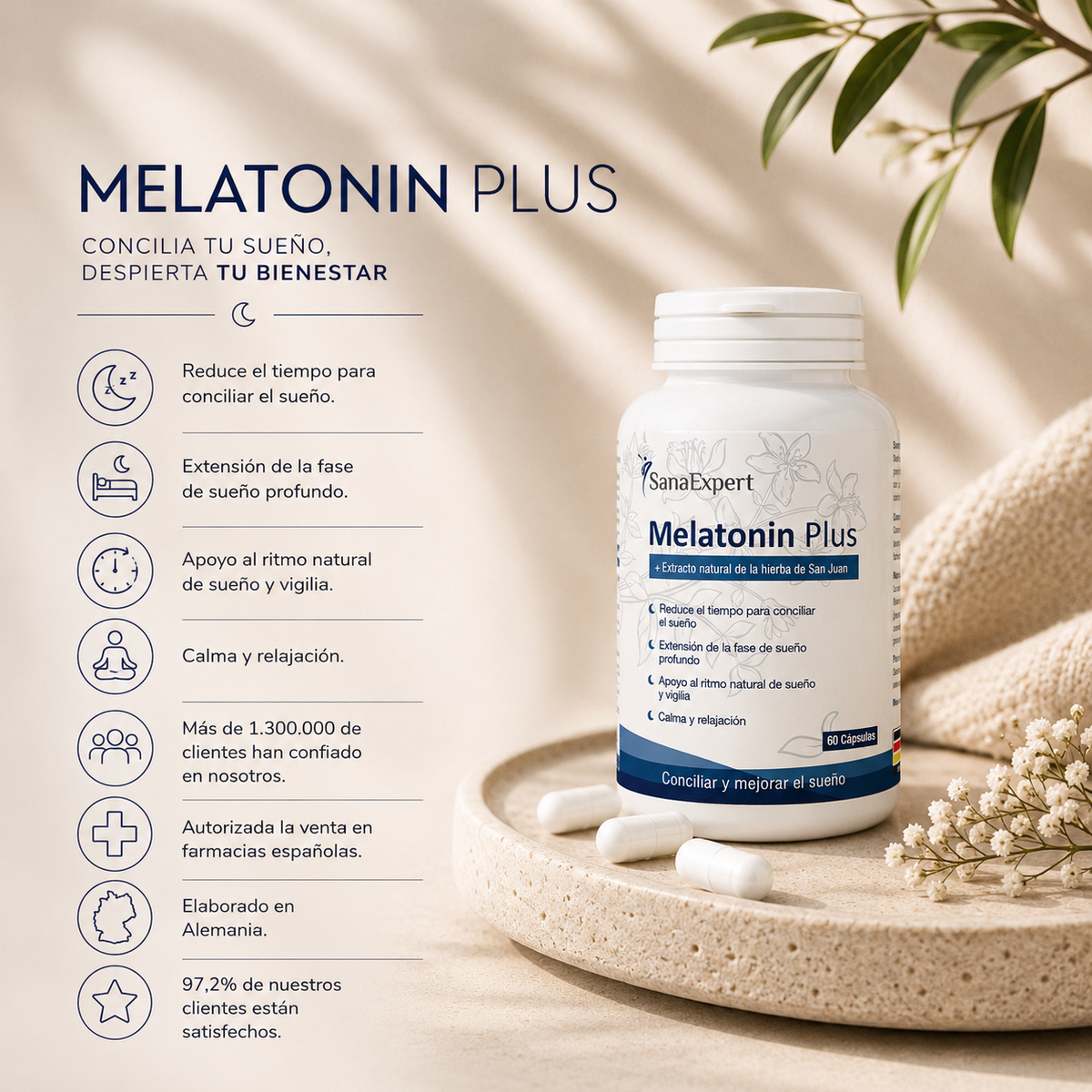 SanaExpert Melatonin Plus