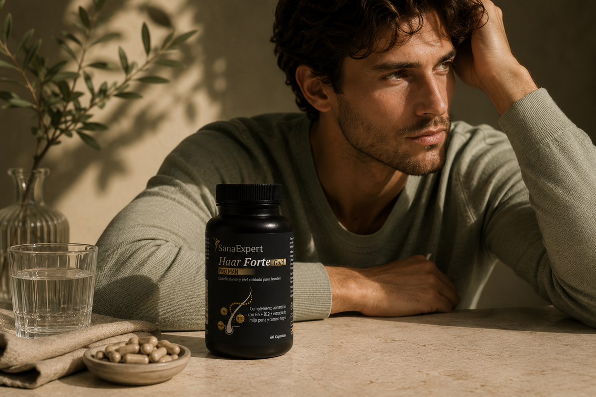 Rutina diaria para el cuidado del cabello masculino y la densidad capilar