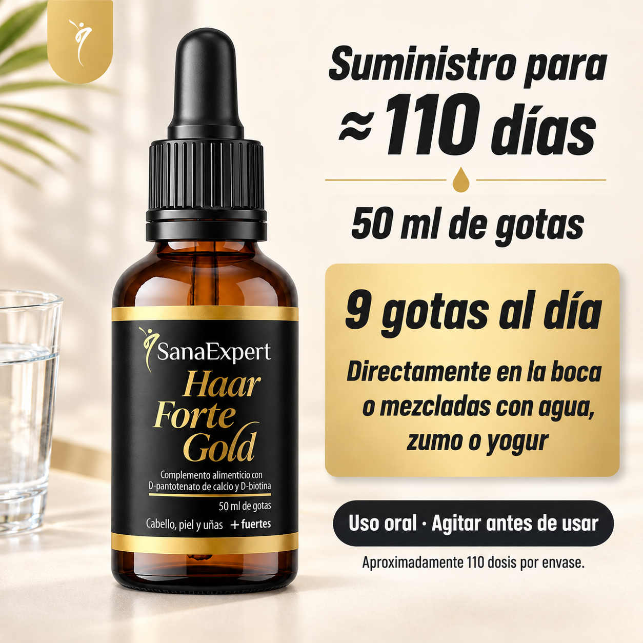 Haar Forte Gold Gotas