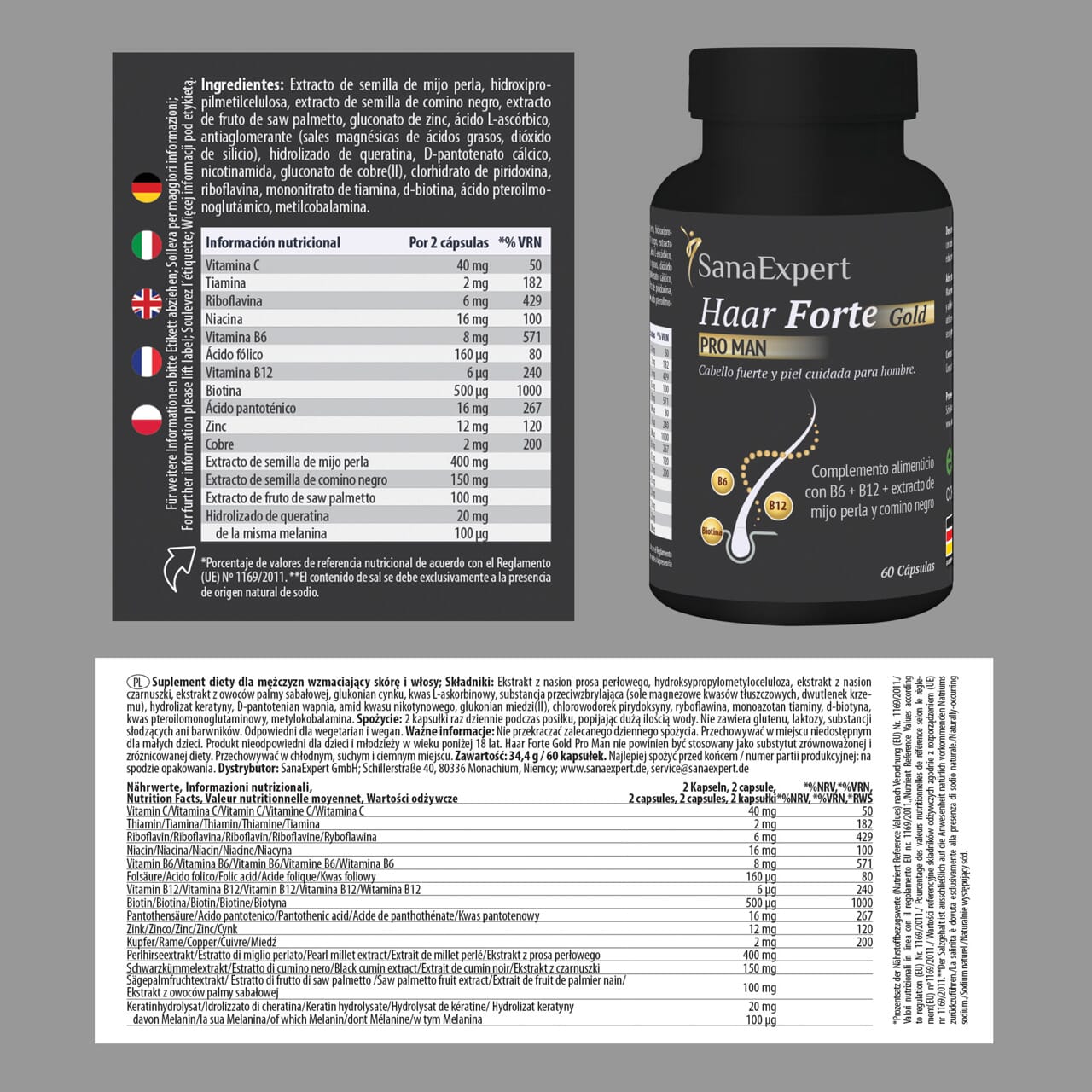 Haar Forte Gold PRO MAN